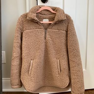 Abercrombie Sherpa Half-Zip Sweatshirt